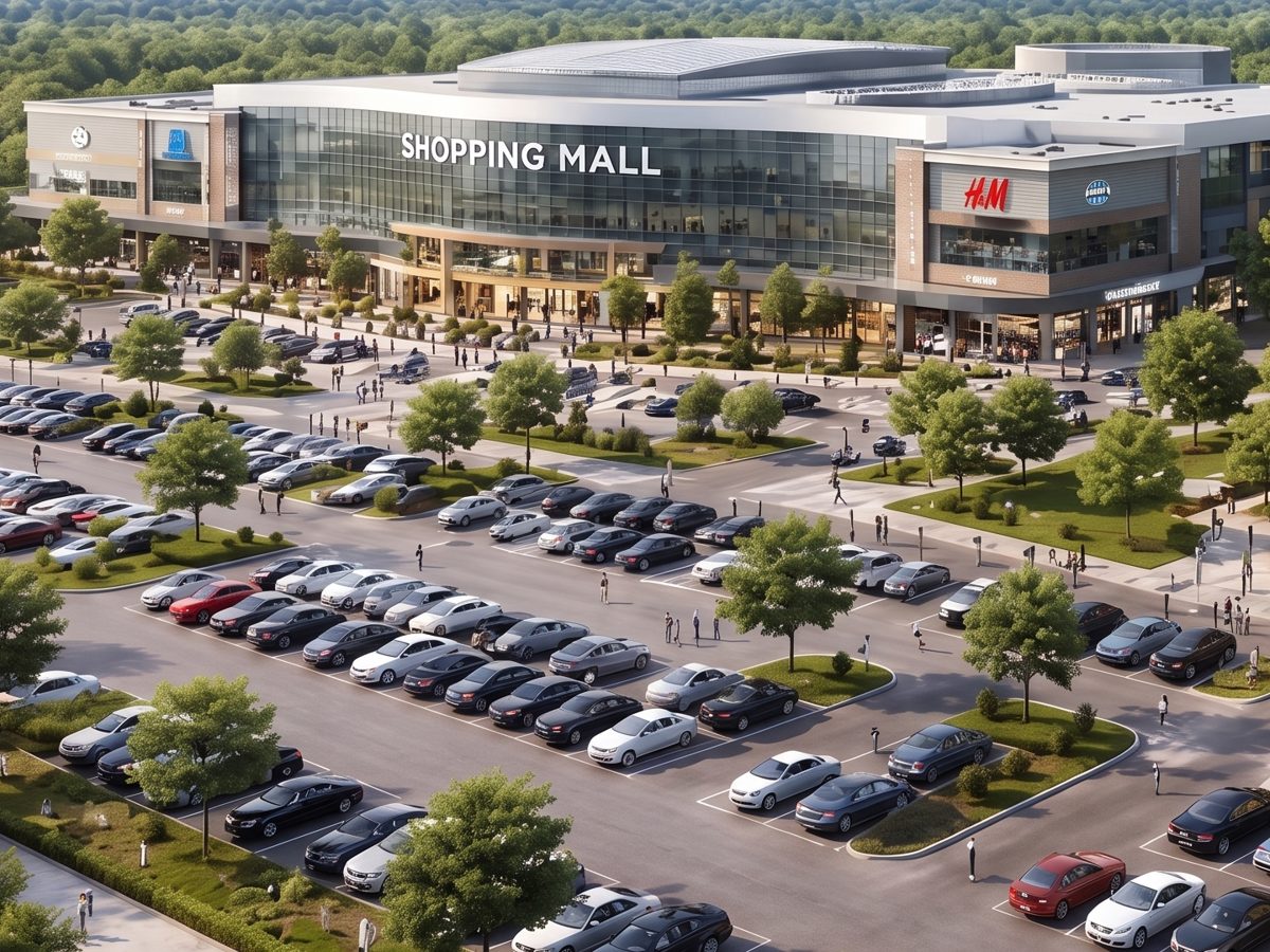 Building 1: the shopping mall