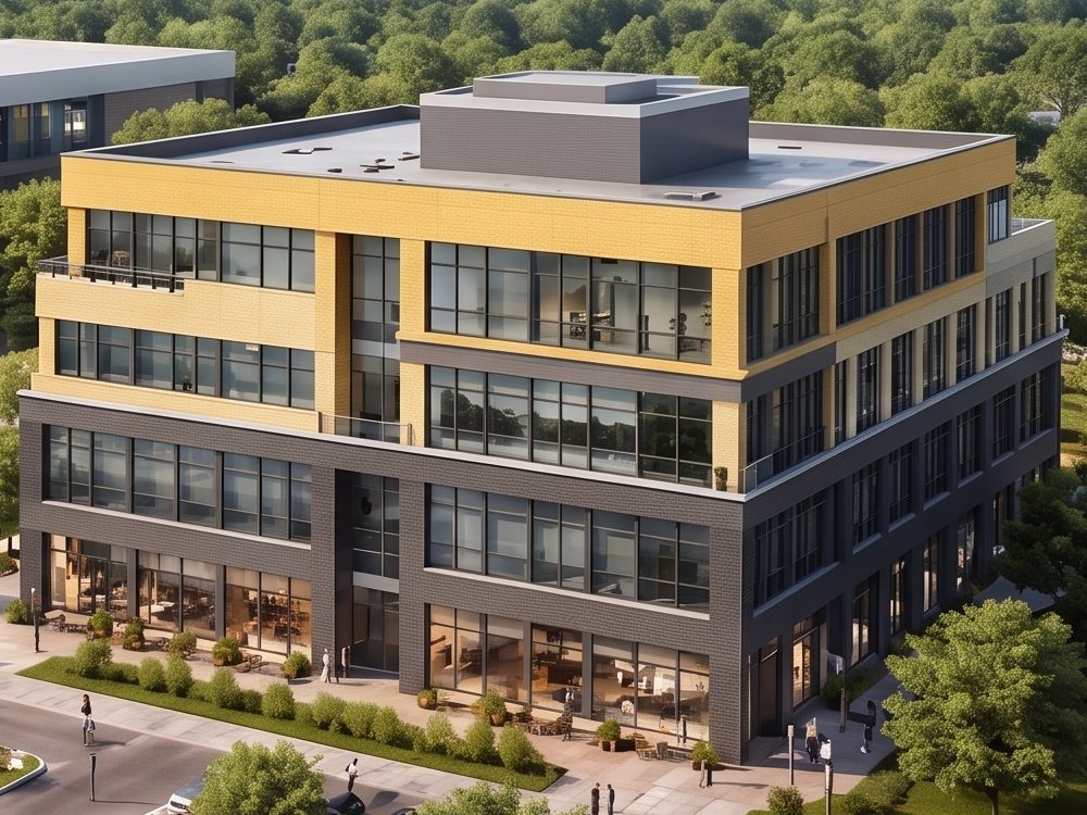 Building 2: the office building